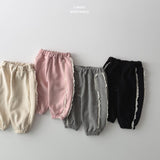 ［LINDO］Double lace jpgger pants