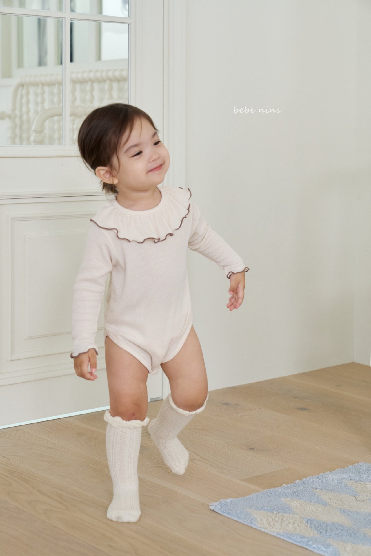 ［bebenine］Shirring Ribbed Suit