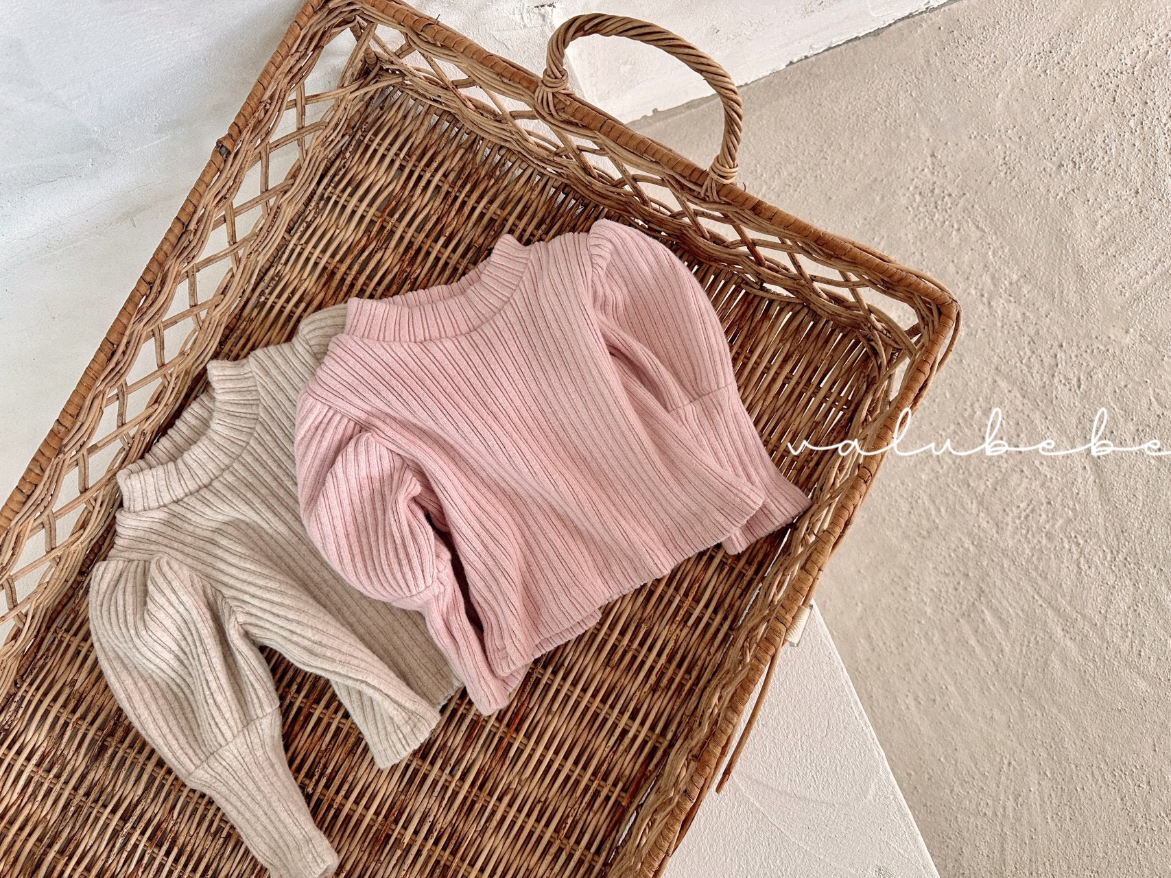 ［valubebe］Elssa half neck puff tops (baby)