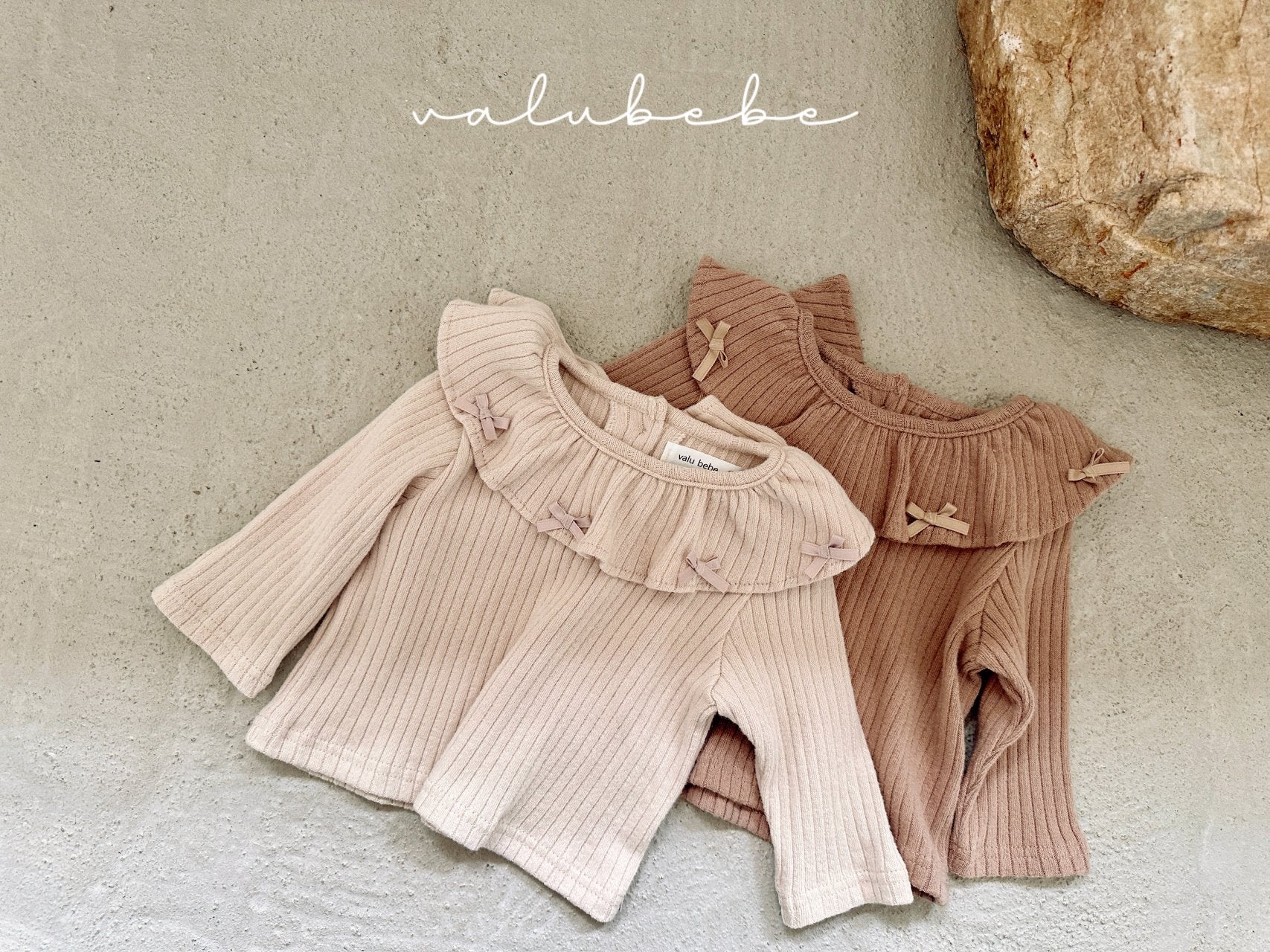 ［valubebe］Ribbon frill tops (baby)