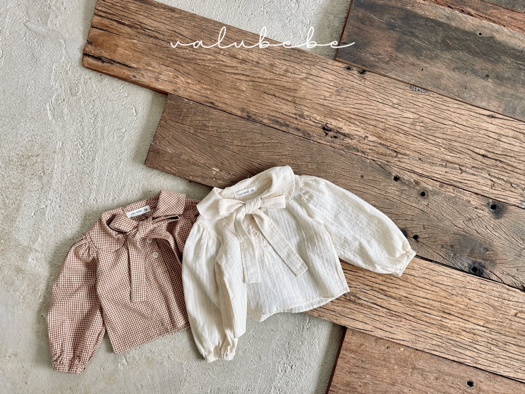 ［valubebe］Nette ribbon blouse (baby)