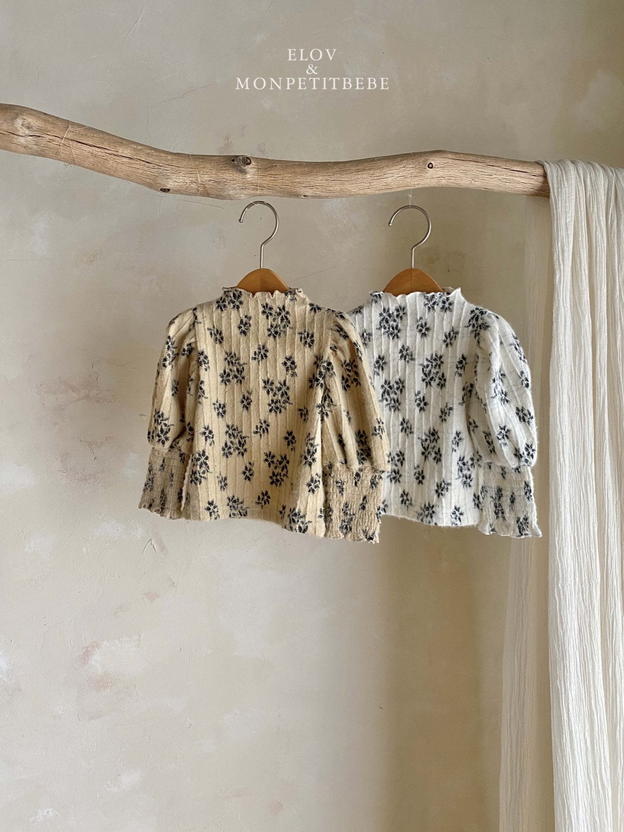 ［Mon petit bebe］Maren smock tee