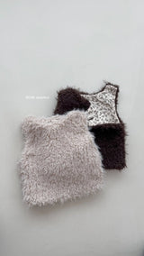 ［mimi market］Button bichon vest