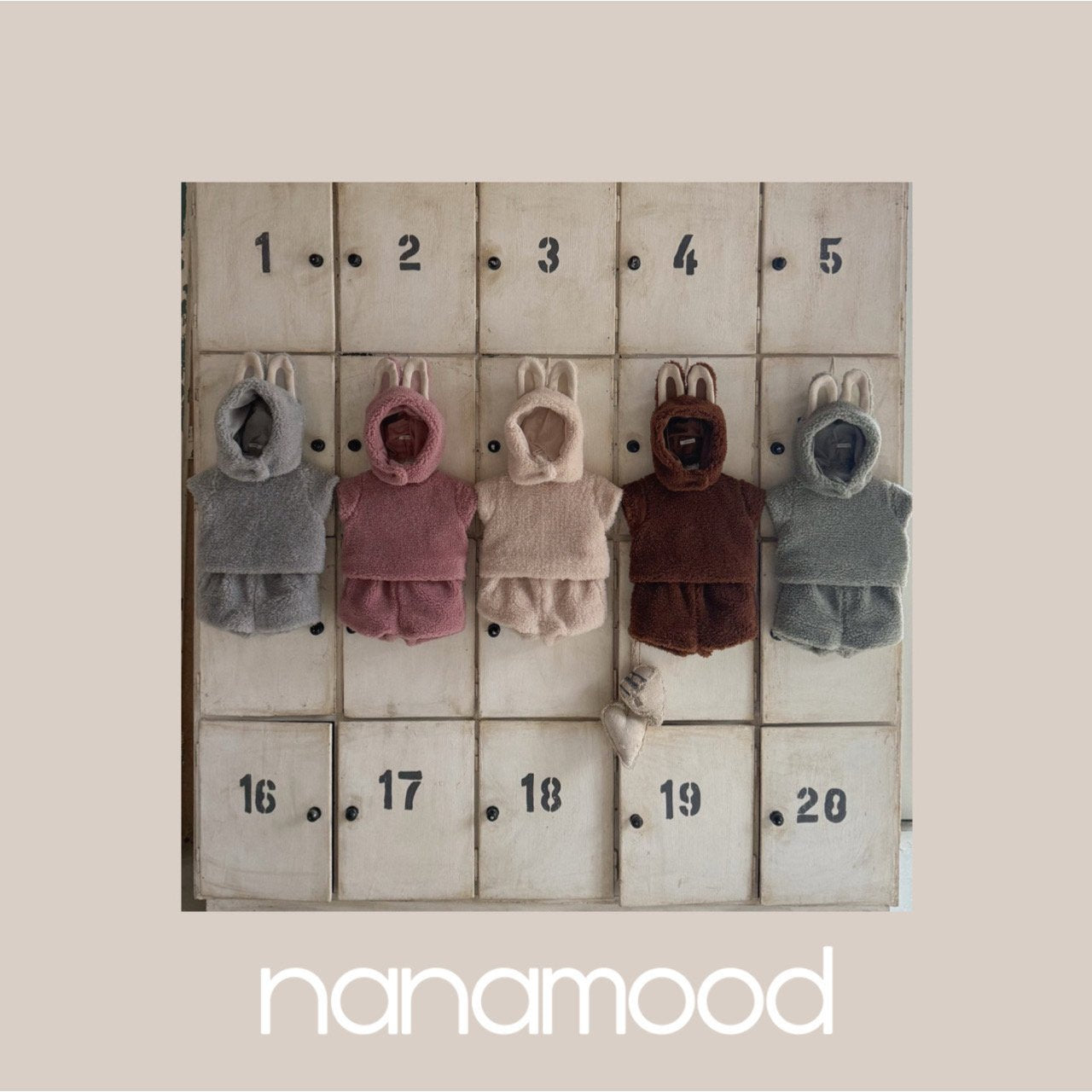 ［nanamood by BANANAJ］Bebe labubu set up