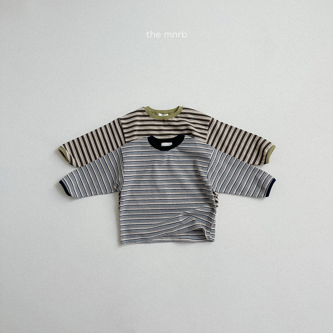 [minirobe] Olive long-sleeve tee