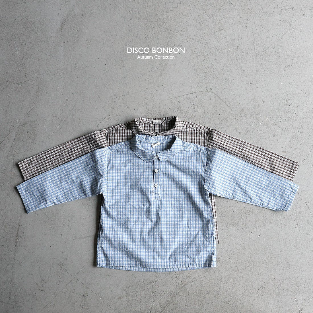 ［DISCO BONBON］Tonny check blouse