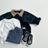 [minirobe] Autumn pocket denim pants