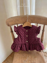 ［Mon petit bebe］Elva frill vest