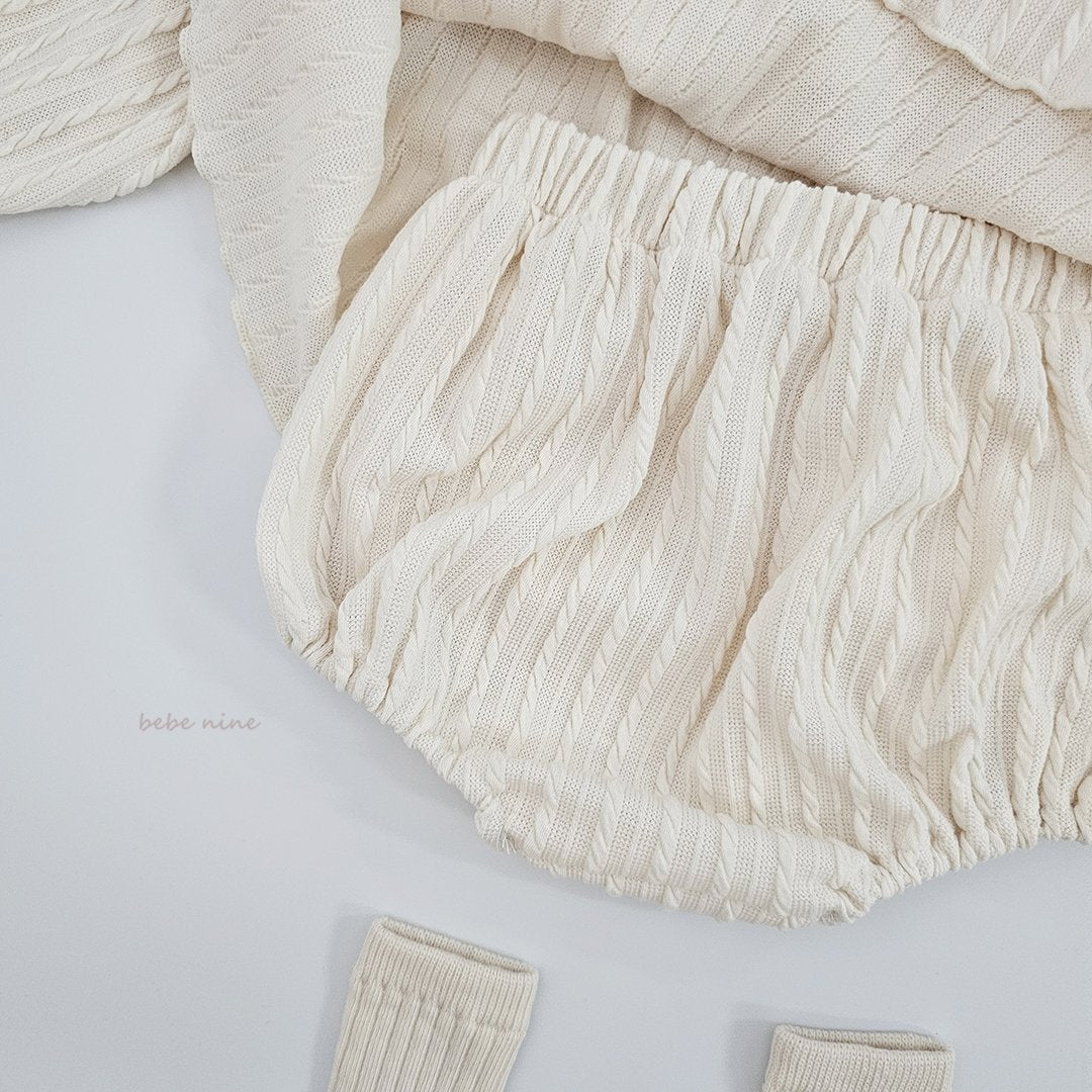 ［bebenine］Miel Knit Bloomer Set