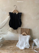 ［bebe holic］Peony lace wing rompers