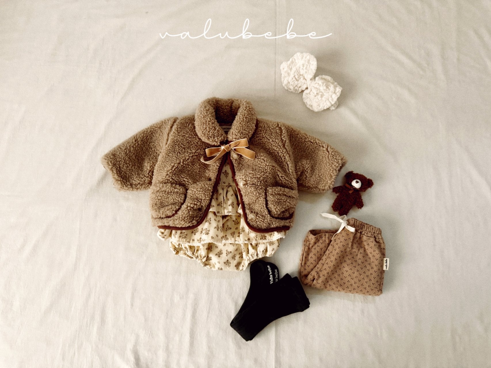 ［valubebe］Valu rib rib tights (baby)
