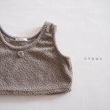［anggo］Cream vest