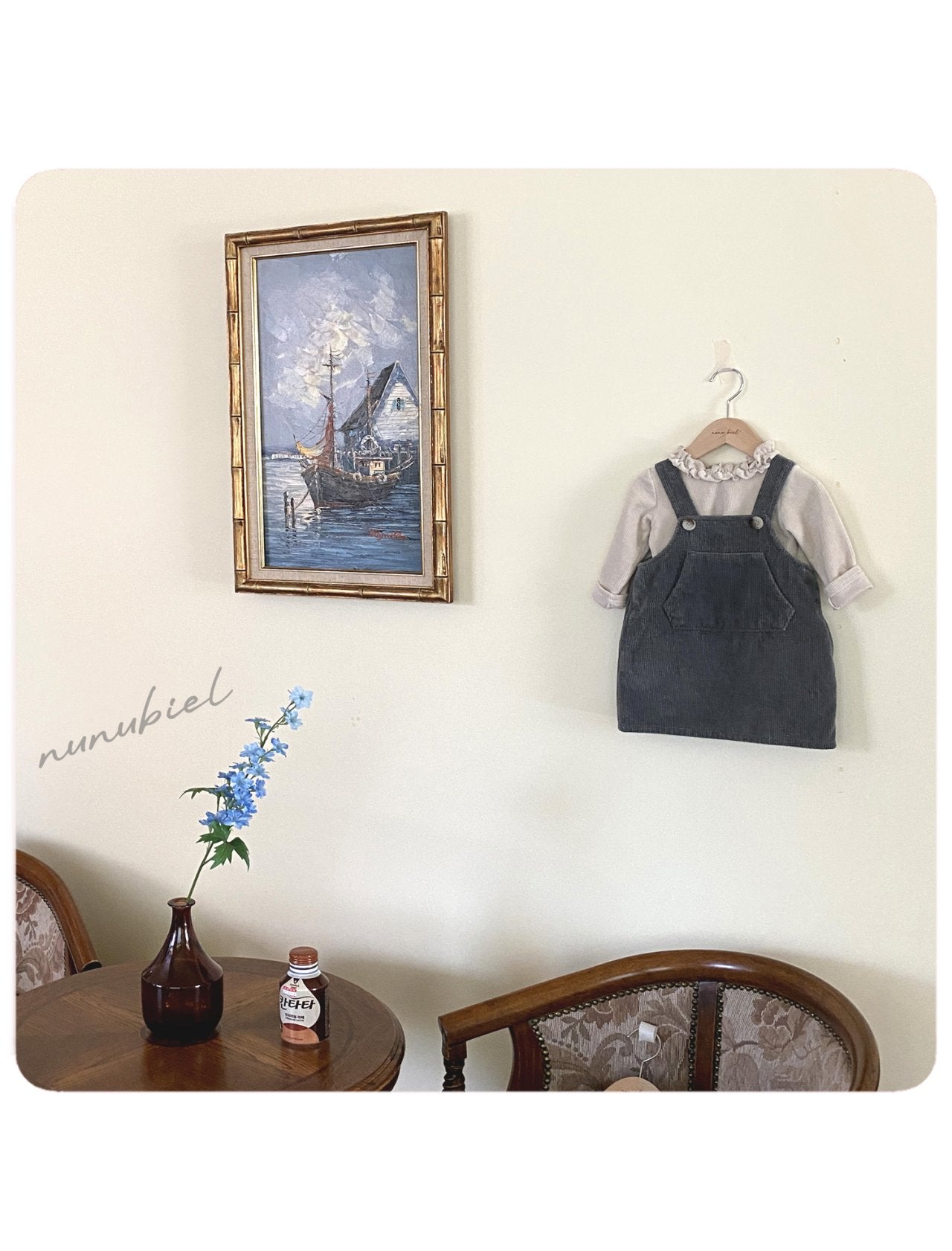 ［nunubiel］Corduroy one-piece