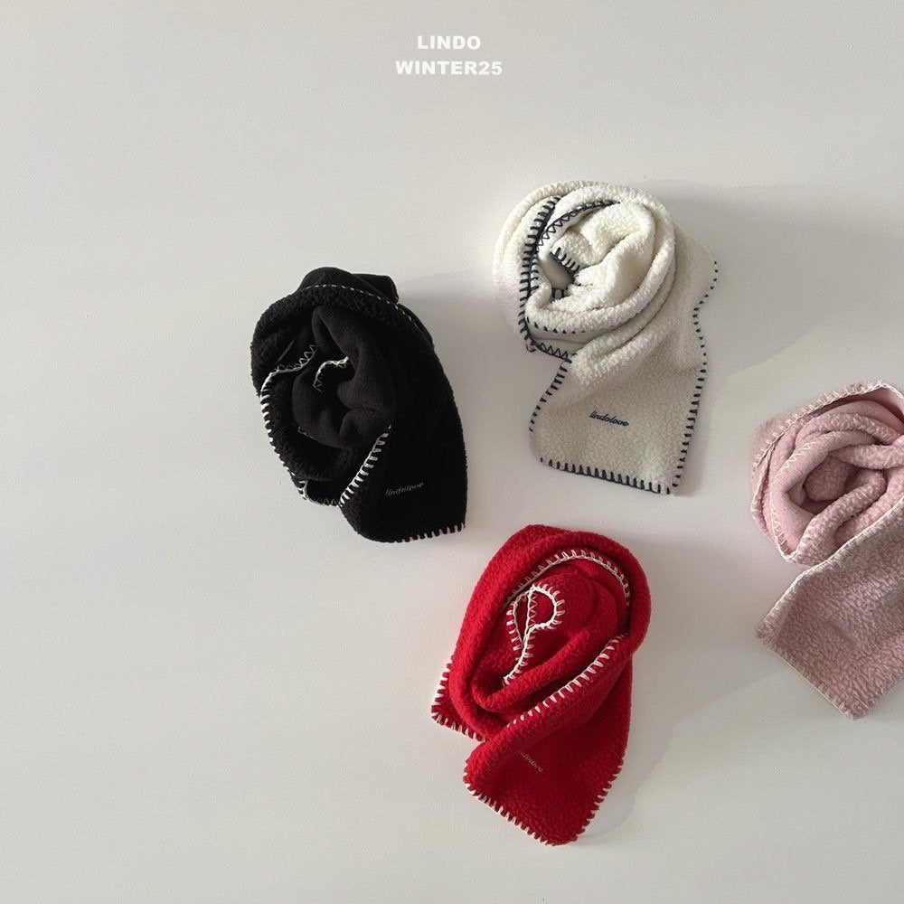 ［LINDO］Mellow embroidery muffler