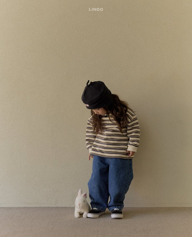 ［LINDO］Multi stripe tee