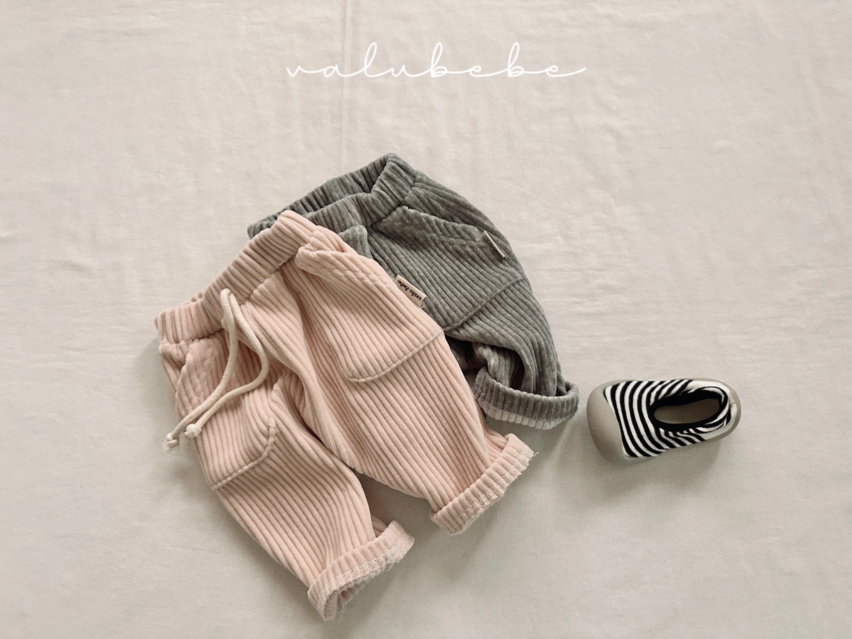 ［valubebe］Katto rib pants (baby)