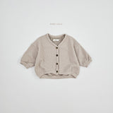 ［bebenine］Coco Waffle Cardigan