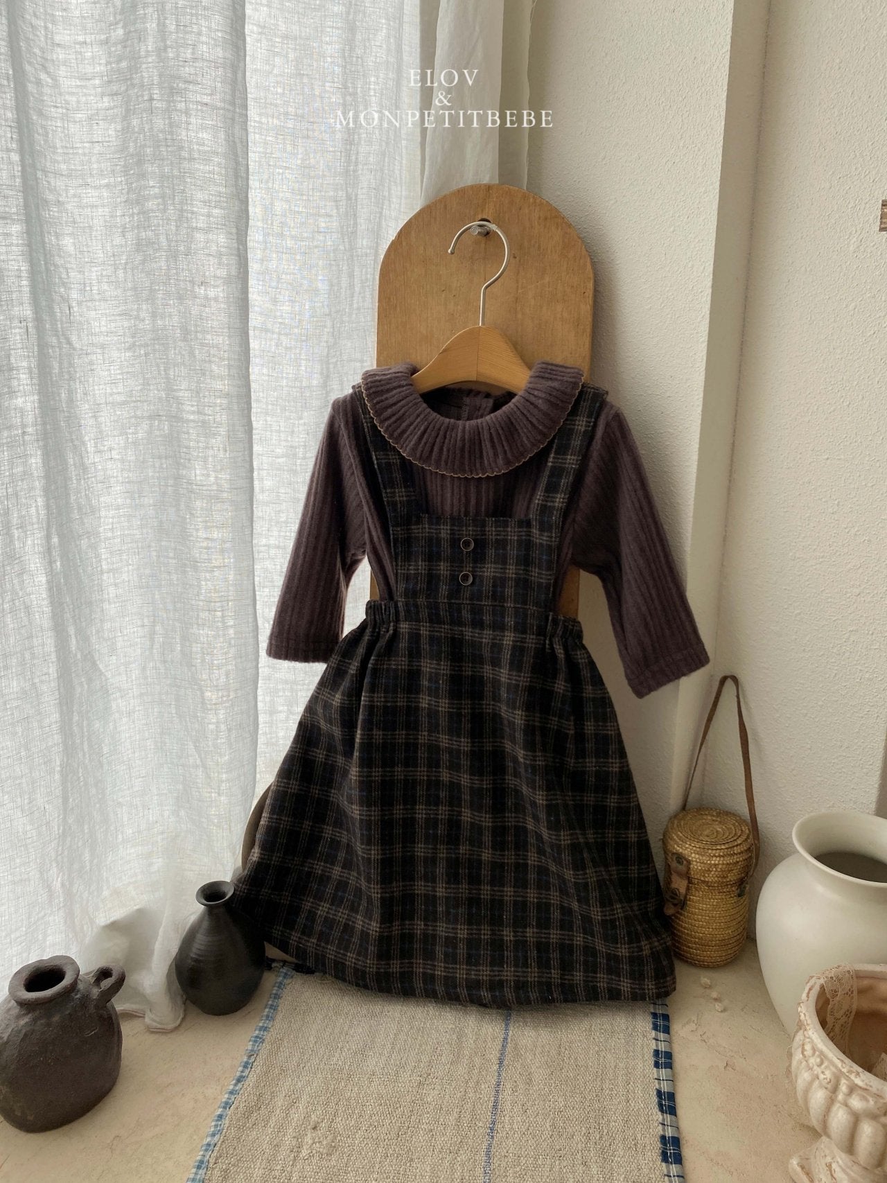 ［Mon petit bebe］Luane frill tee