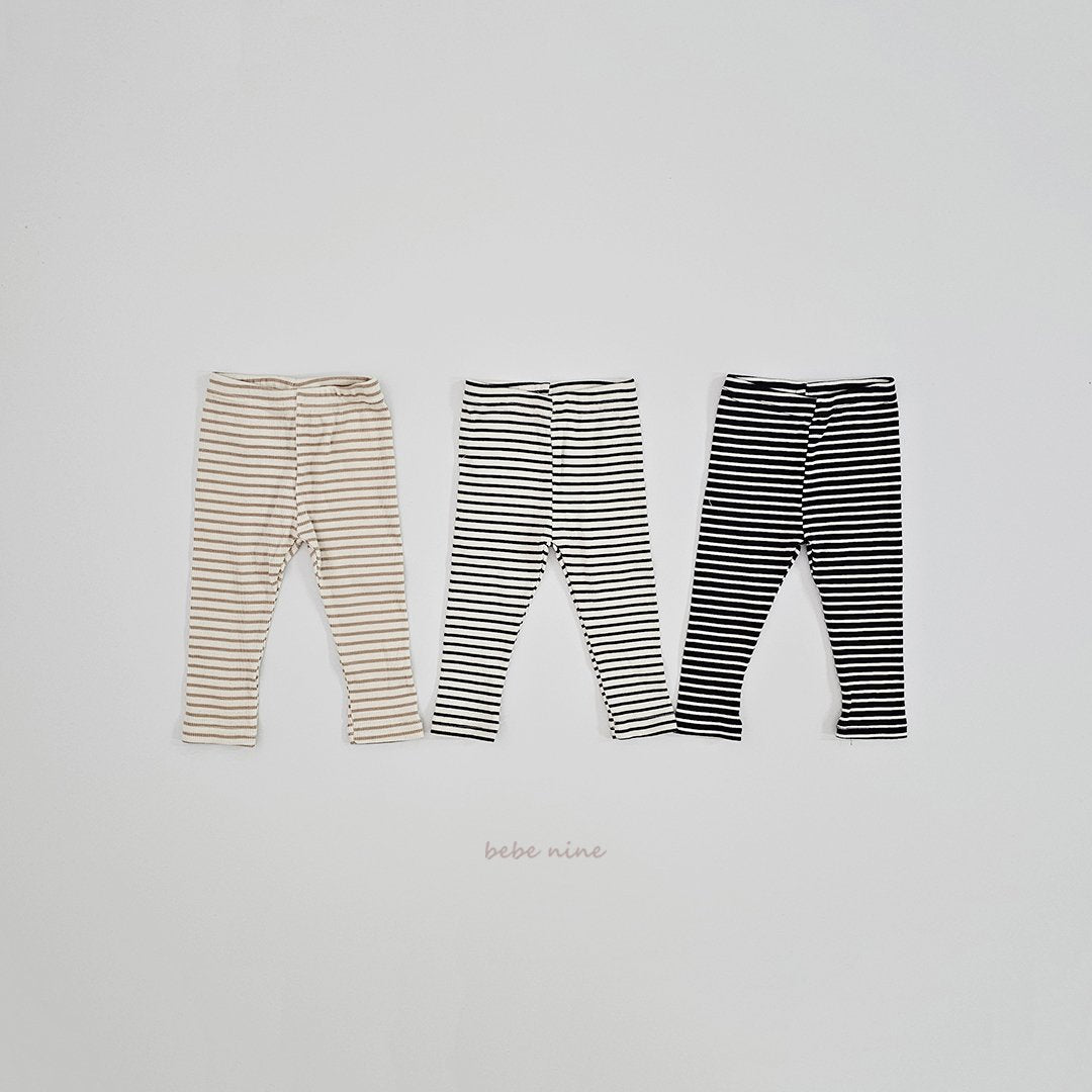 ［bebenine］Nine Stripes Leggings