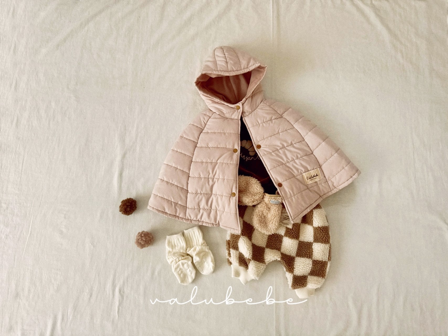 ［valubebe］Big check jogger pants (baby)