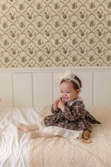 ［OREN］Selena flower padding suit