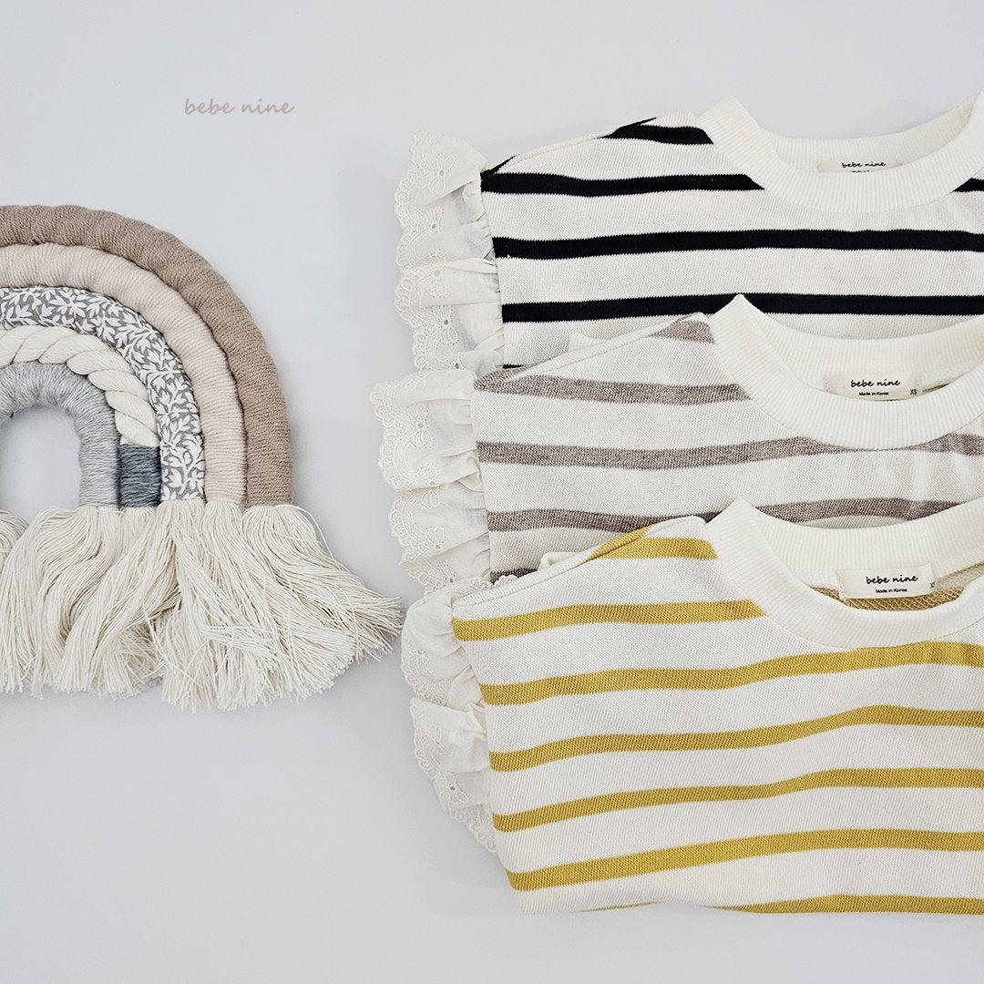 ［bebenine］Bonnie Frill Sweatshirt