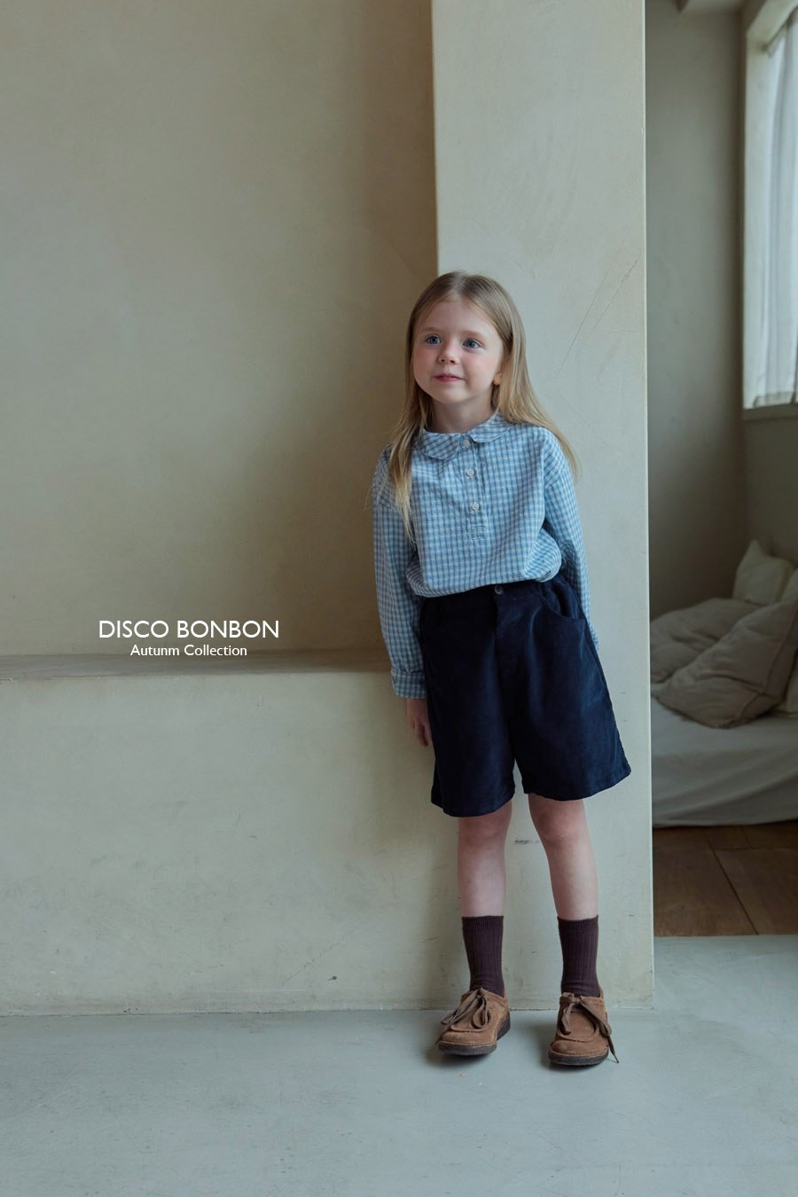 ［DISCO BONBON］Tonny check blouse
