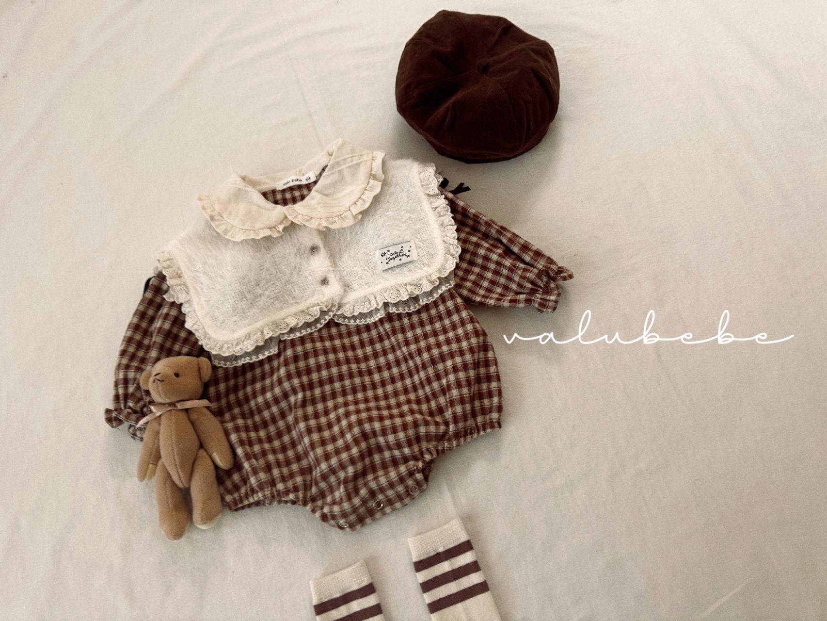 ［valubebe］Point ribbon cape (baby)