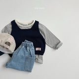[minirobe] Side denim pants
