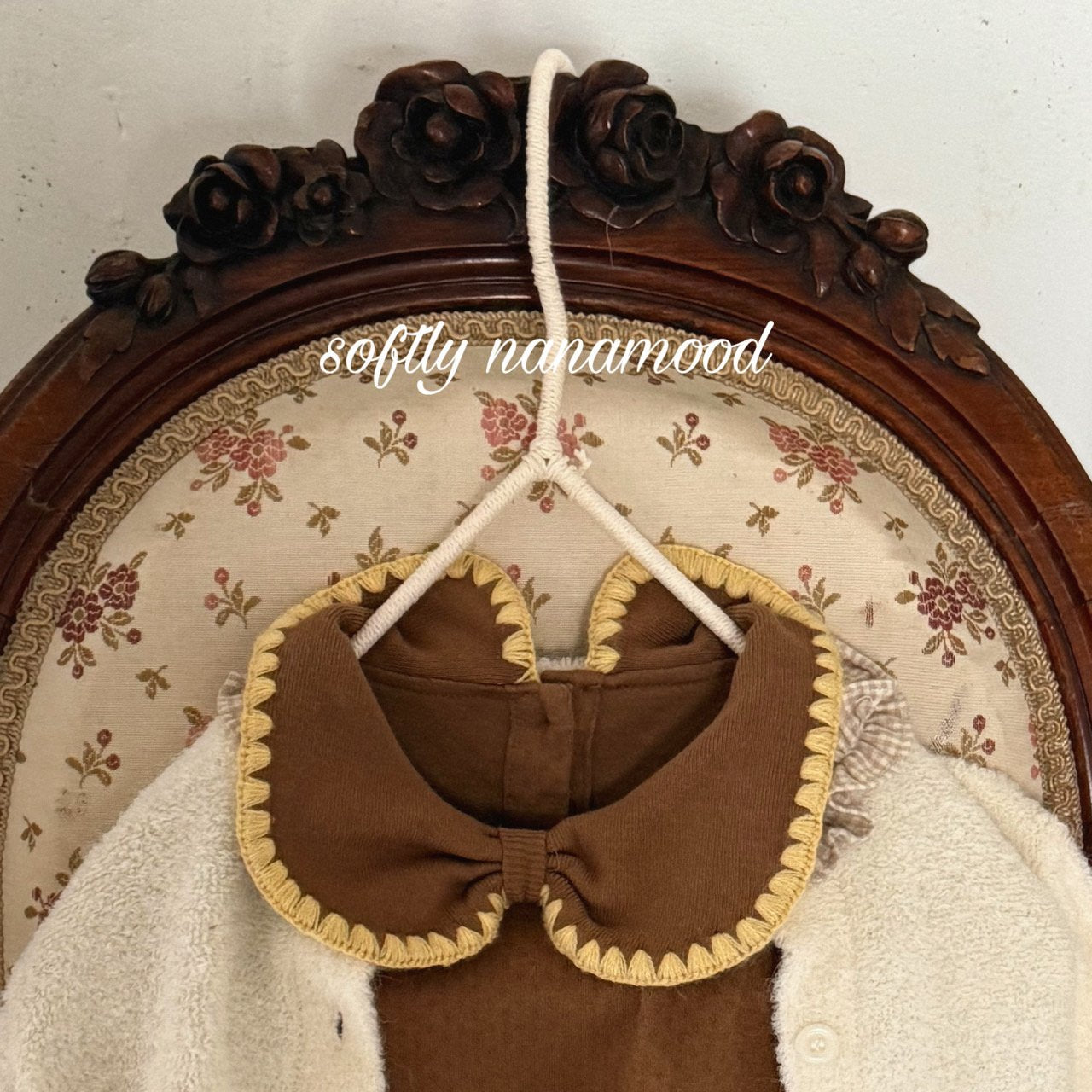 ［nanamood by BANANAJ］Rossy ribbon one-piece