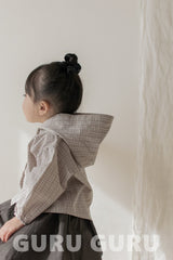 ［guru guru］Stripe hood shirt (baby & kids)