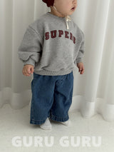 ［guru guru］Wide denim pants (baby & kids)