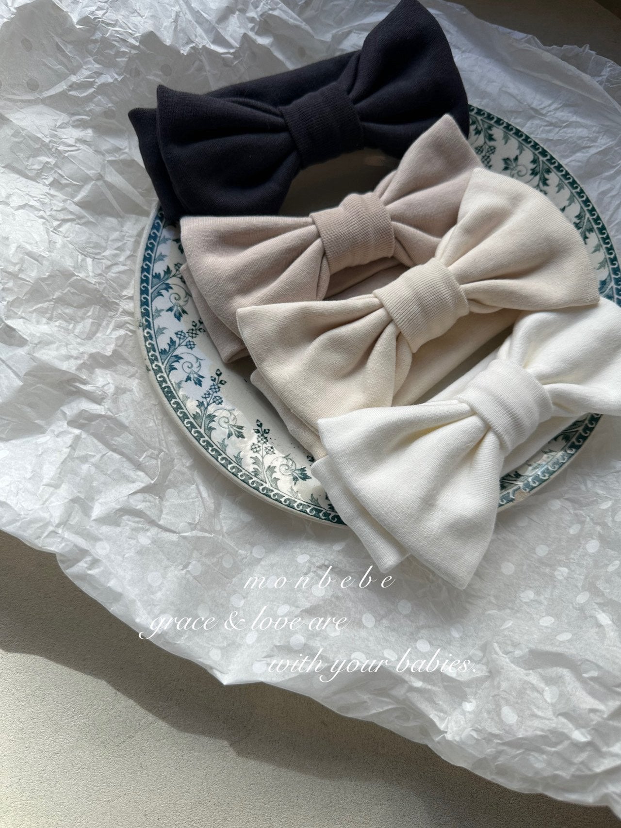 ［monbebe］Bebe ribbon hairband