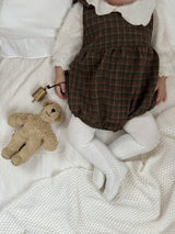 ［mimi market］Olly suspender rompers