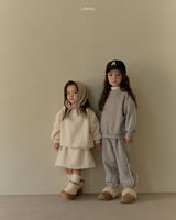 ［LINDO］Double lace jpgger pants