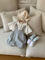 ［bebe holic］Mild double button blouse