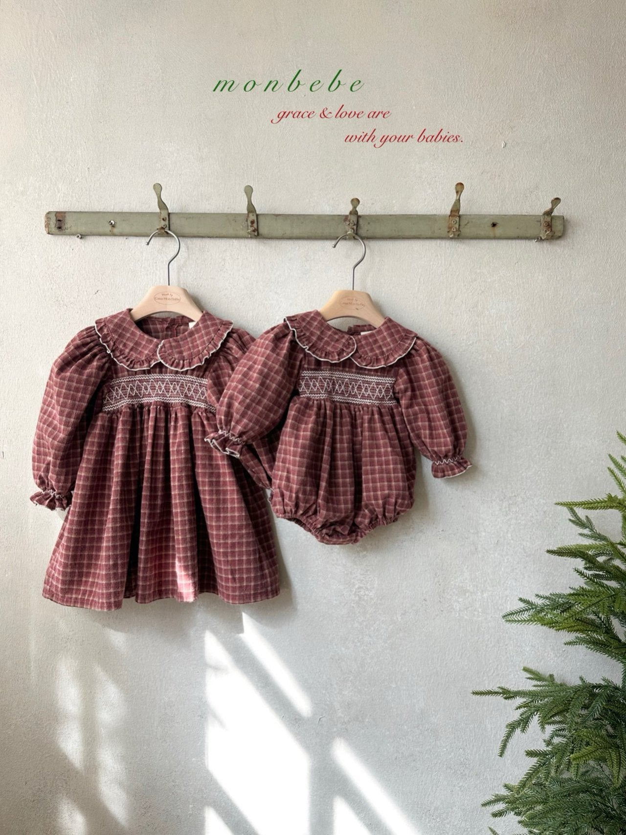 ［monbebe］Merry zimmer one-piece