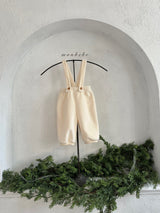 ［monbebe］Winter rib suspender pants