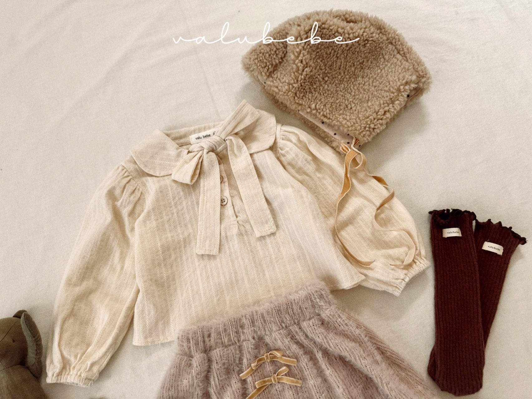 ［valubebe］Nette ribbon blouse (baby)