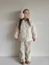 ［Mon petit bebe］Ella embroidery jumper (3oz)