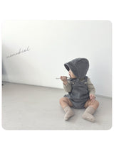 ［nunubiel］Corduroy rompers & bonnet