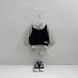 [minirobe] Square-neck knit vest
