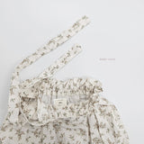 ［bebenine］Flower Overall Pants