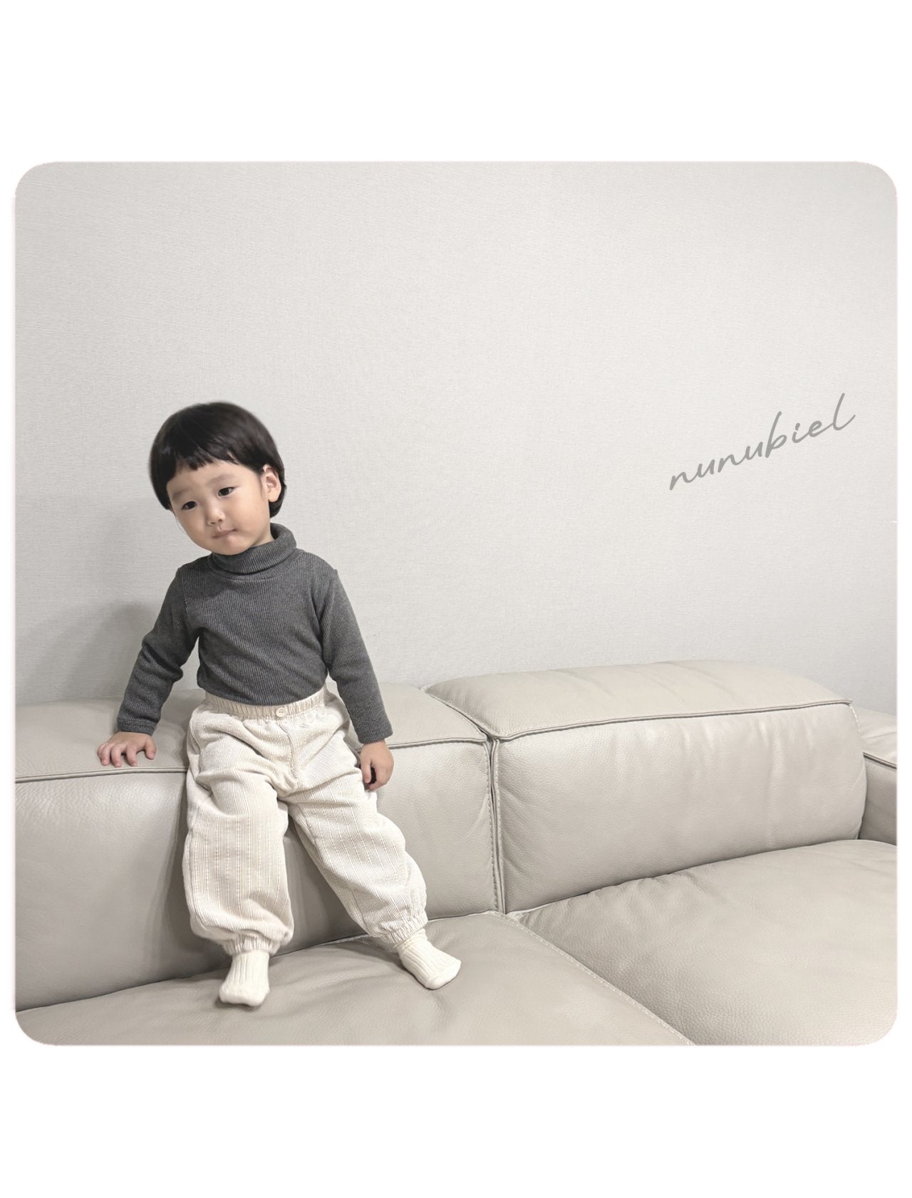 ［nunubiel］Double turtleneck