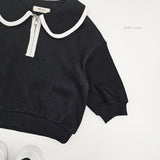 ［bebenine］Milk Zip-Up Sweatshirt