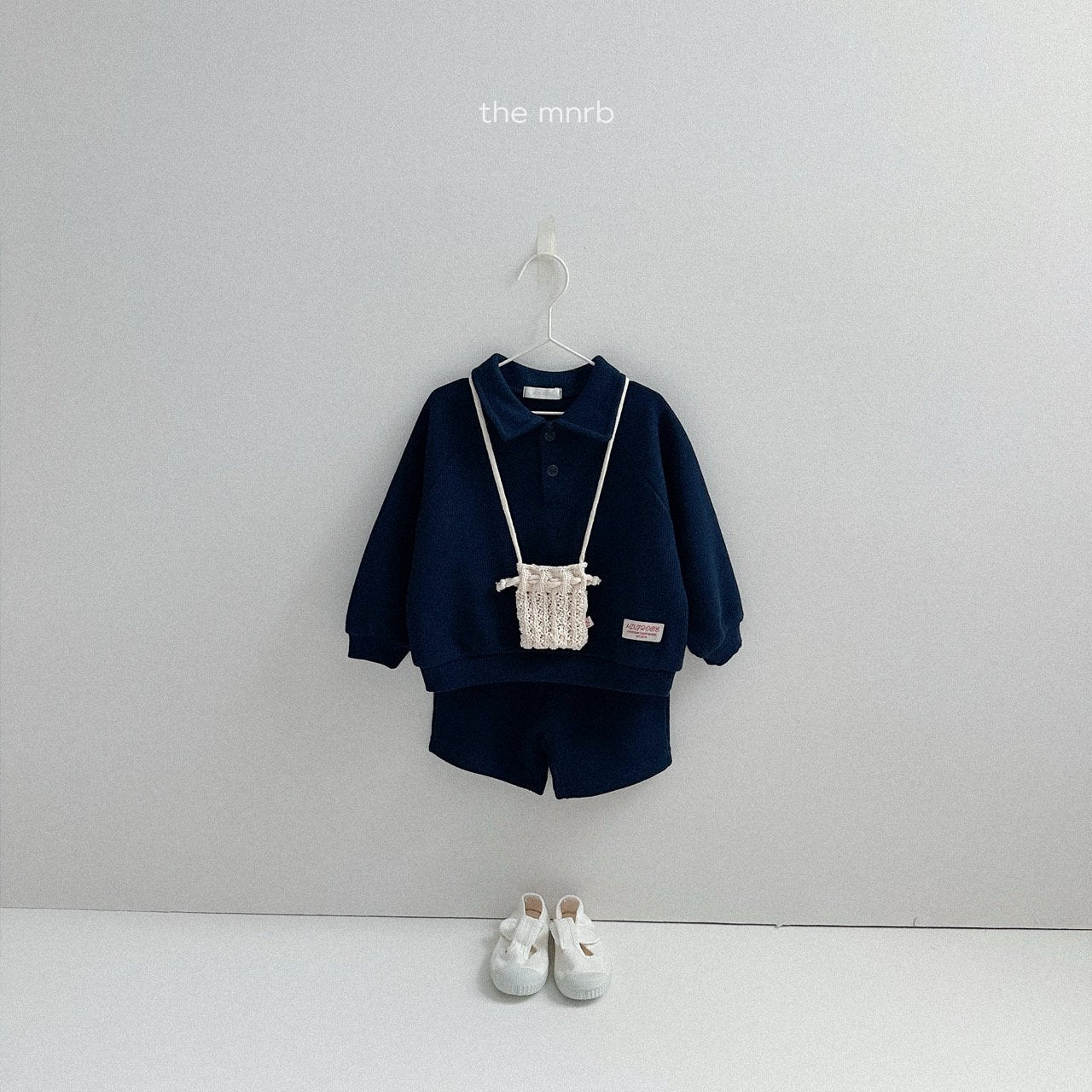 [minirobe] Roa collar sweatshirt