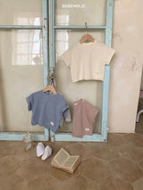 ［bebe holic］Rough waffle tee