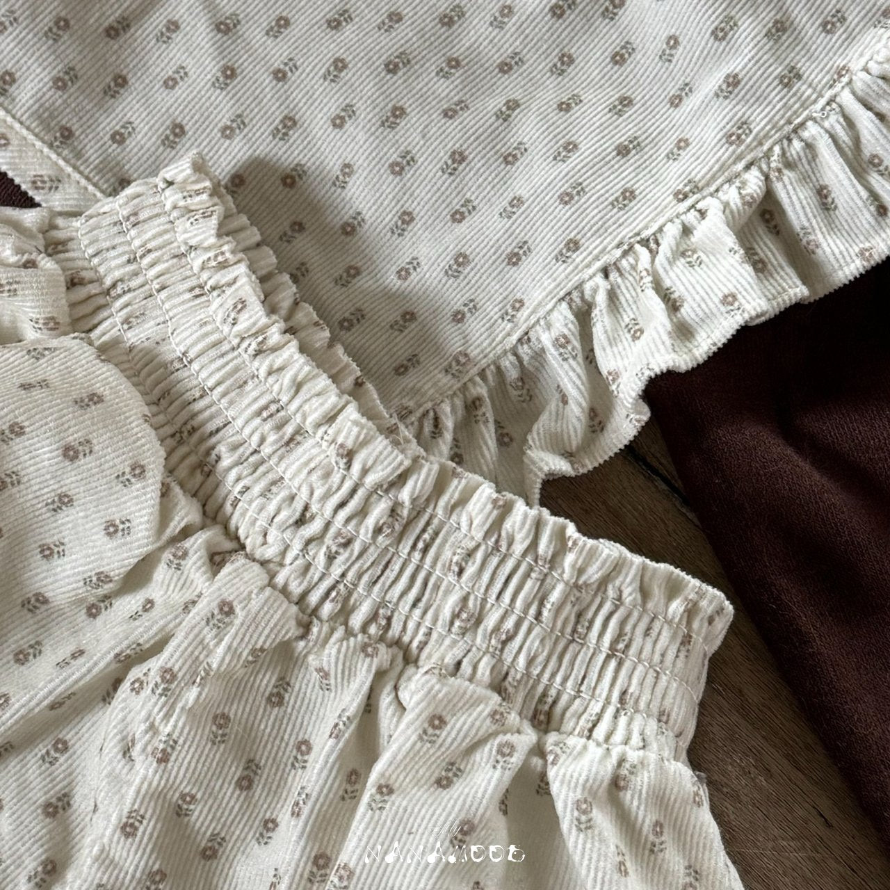 ［nanamood by BANANAJ］Flowly frill set