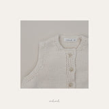 ［MELMEL］Knit vest
