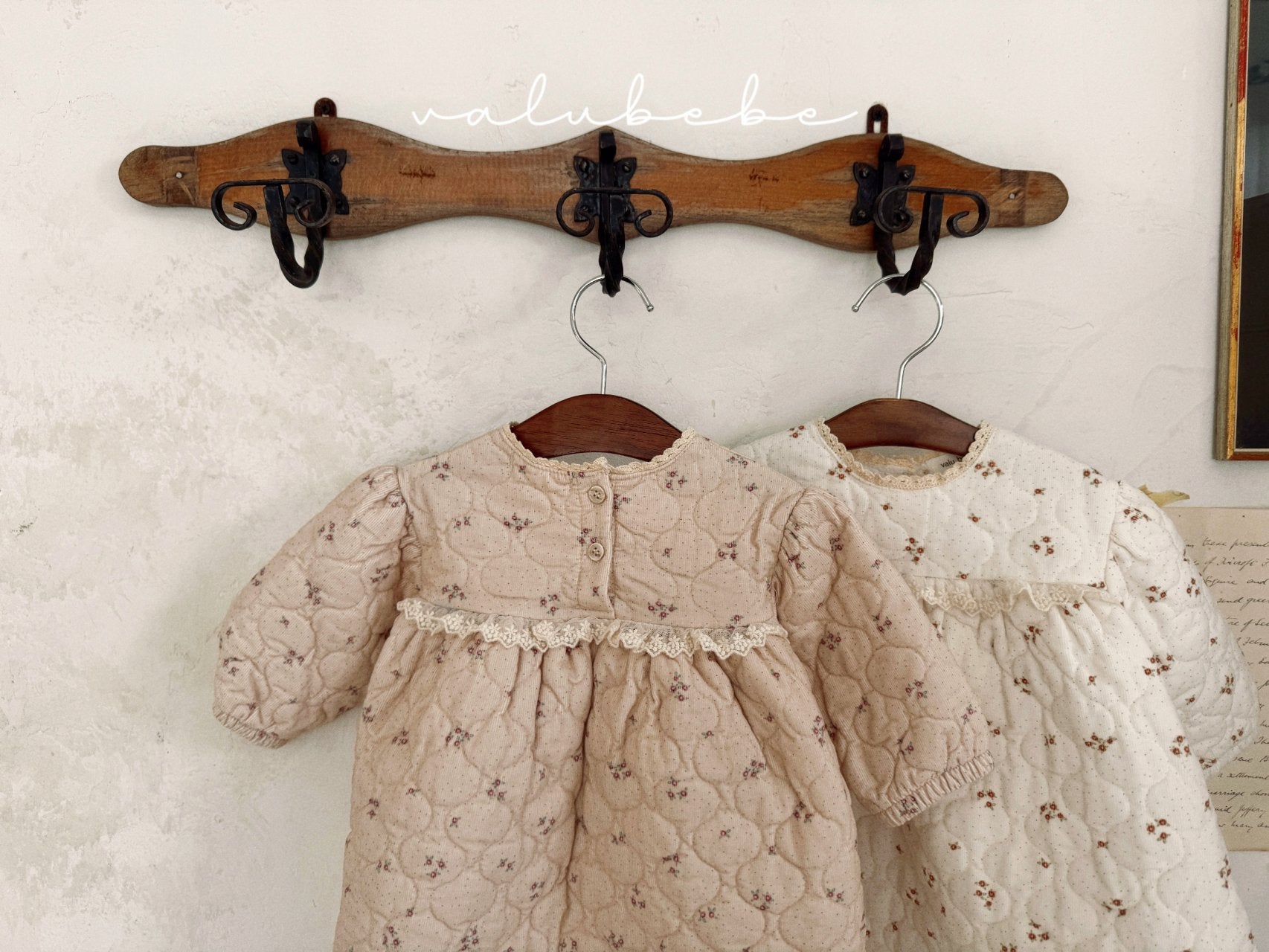 ［valubebe］Lace quilting one-piece (baby)